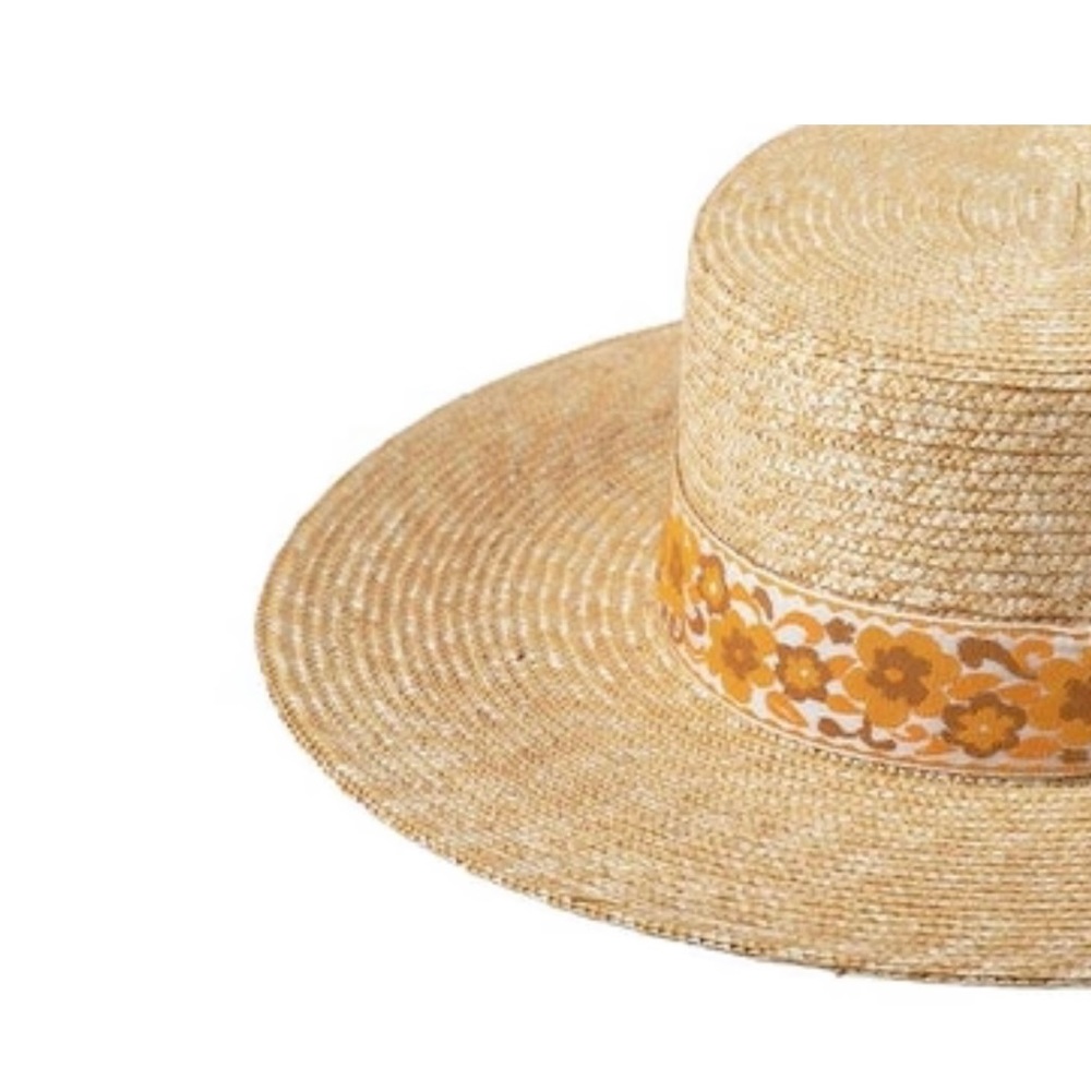Lack of Color, The Spencer Boater in Retro Marigold, size L, NWT - Picture 2 of 3